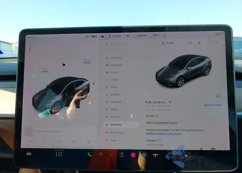 2021 Tesla Model Y Long Range Dual Motor All-Wheel Drive from USA, damaged, VIN 5YJYGDEE8MF104642